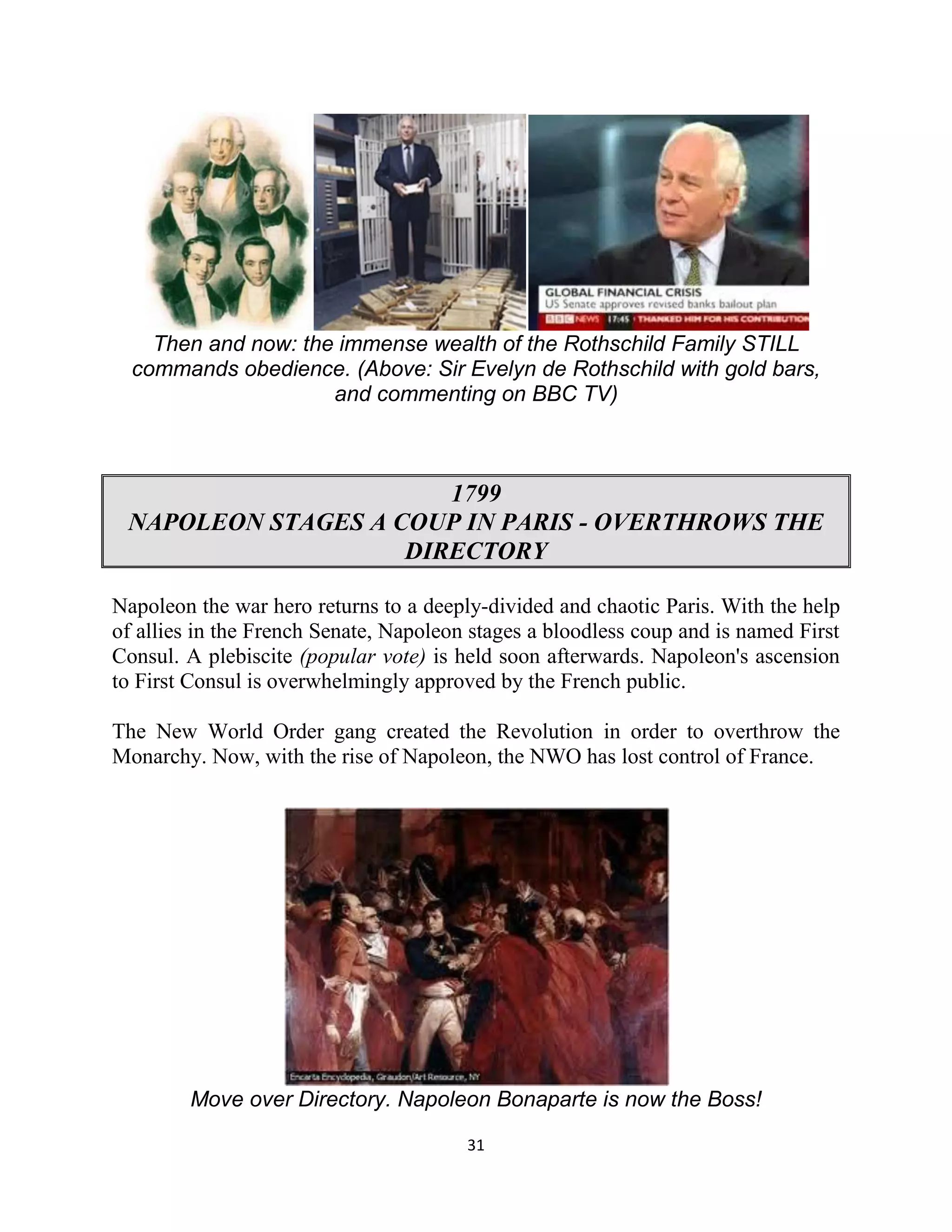 Planet Rothschild Planet rothschild [the forbidden history of the new world order v1 | PDF