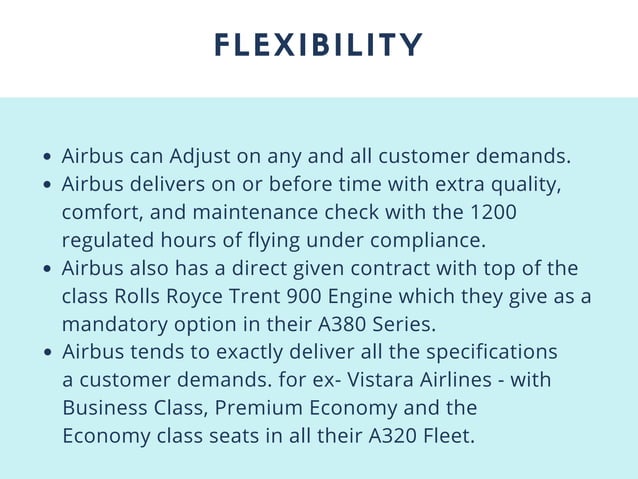 Airbus Product Line Analysis | PPT