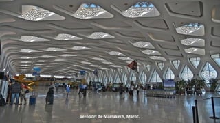 aéroport de Marrakech, Maroc.
 