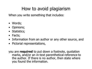 Plagarism