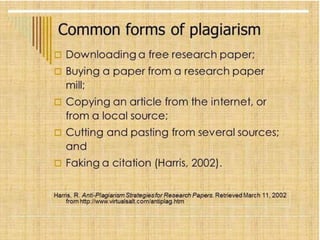 Plagarism