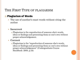 Plagarism