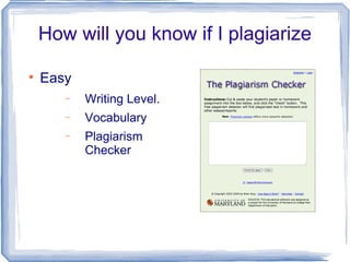 How will you know if I plagiarize Easy Writing Level. Vocabulary Plagiarism Checker 