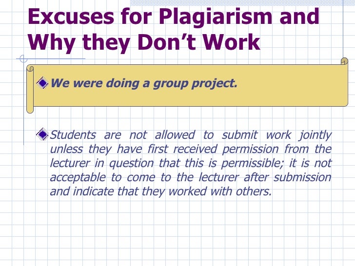Why people commit plagiarism