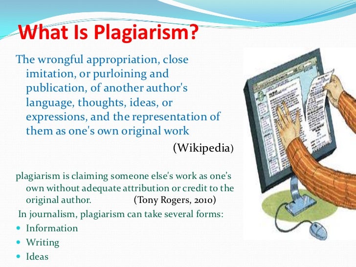 What is plagiarism