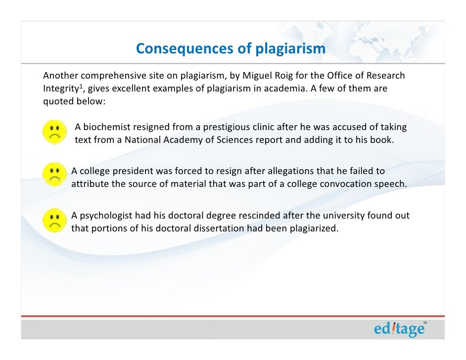 Causes and effects of plagiarism
