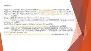 Plagiarism | PPTX