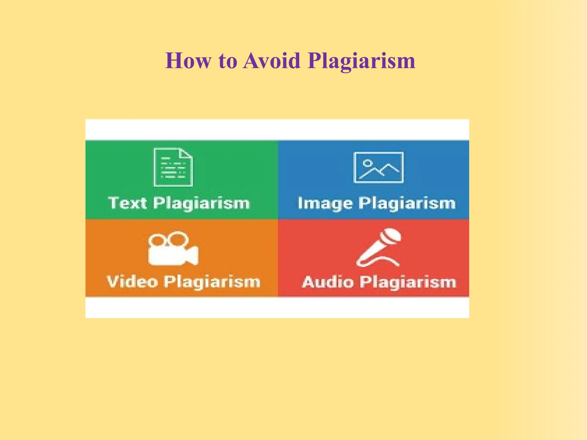 How to Avoid Plagiarism in Academic Writings | PPTX