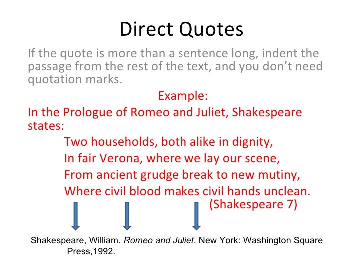 How to indent for works cited