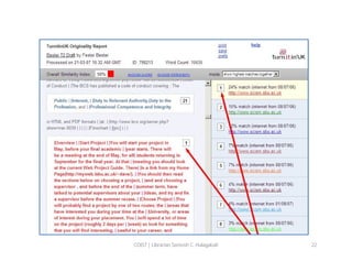 COIST | Librarian Santosh C. Hulagabali

22

 