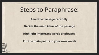 Comprehensive Guide to Avoiding Plagiarism and Mastering Paraphrasing ...