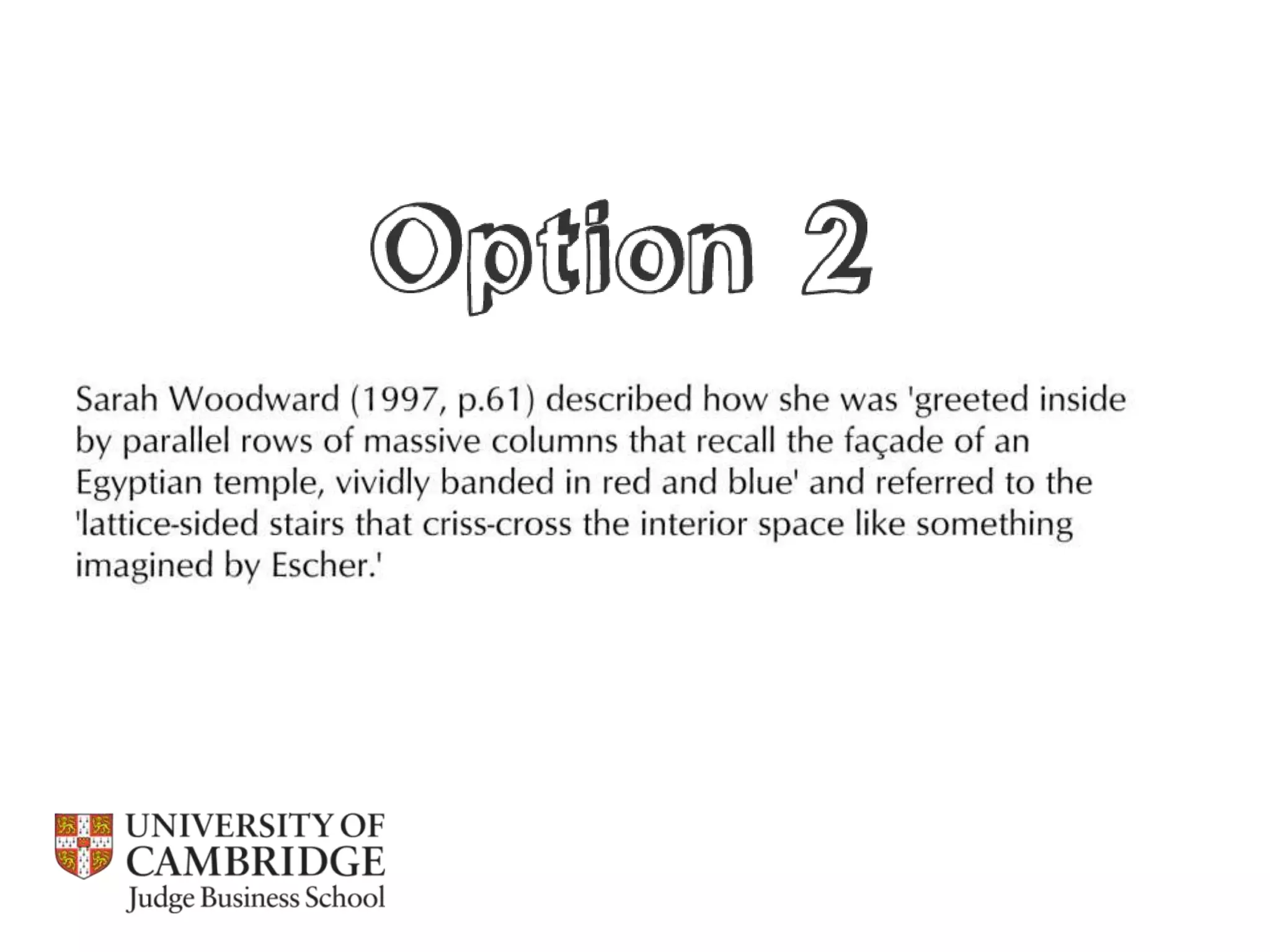 Referencing, integrity and plagiarism / Cambridge Judge Business School 2013