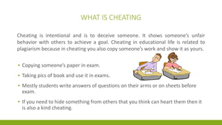 Plagiarism and cheating, Its effects and solutions | PPTX