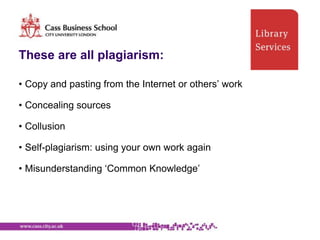 Plagiarism, citing and referencing | PPTX