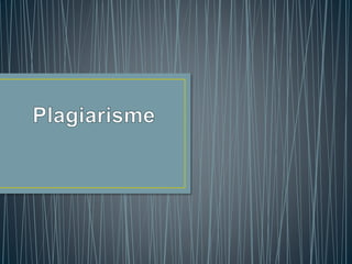 Plagiarisme 