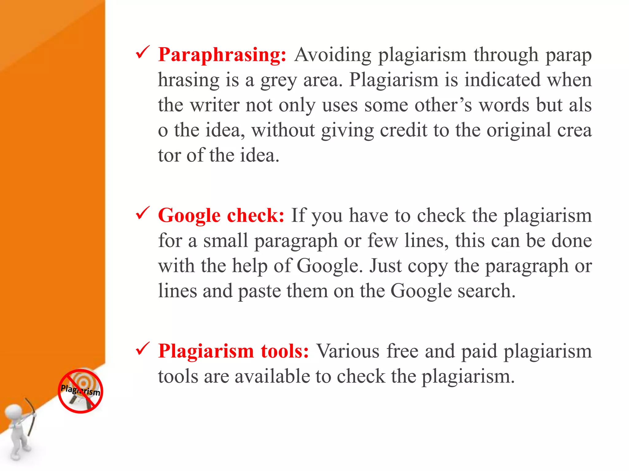 Plagiarism In Scientific Writing Pptx