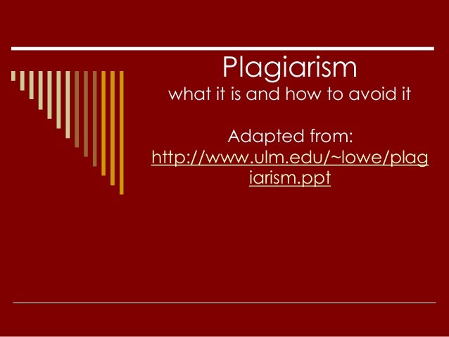 plagiarism powerpoint plagiarism powerpoint