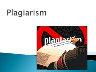 Plagiarism 