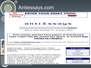 Antiessays.com

 
