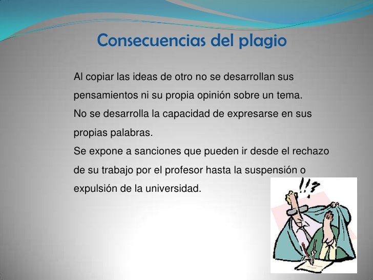 Plagio En Los Estudiantes