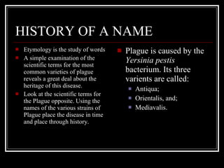 Plague | PPT