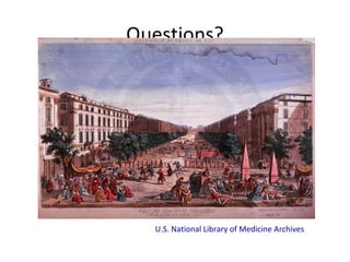 Questions?
U.S. National Library of Medicine Archives
 