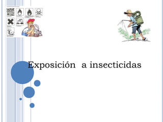 Exposición a insecticidas
 