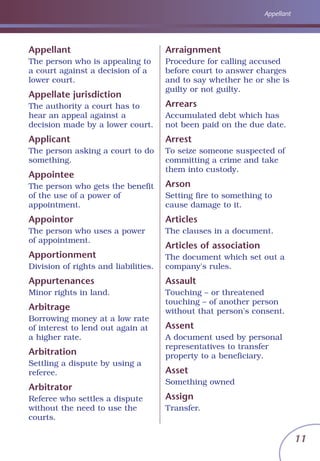 Plain eng guide to_legal_terms | PDF