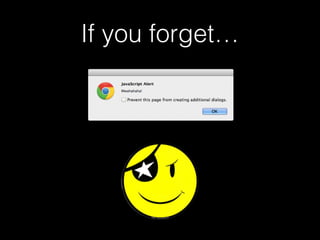 If you forget…
 