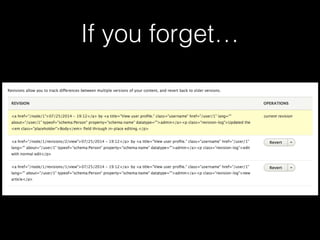 If you forget…
 