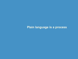 Plain language (accessibility for content)