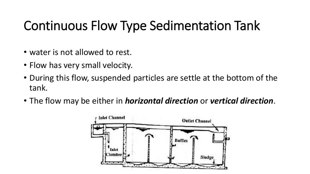 Plain sedimentation tanks ,Types & Design considerations