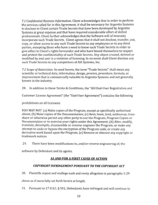 Subin Associates New York Defendants - Plaintiff Declaration