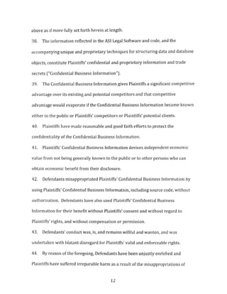 Subin Associates New York Defendants - Plaintiff Declaration