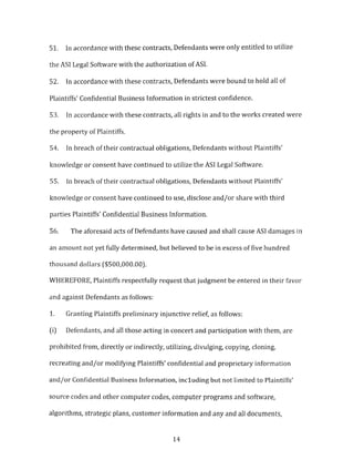 Subin Associates New York Defendants - Plaintiff Declaration