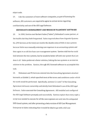 Subin Associates New York Defendants - Plaintiff Declaration