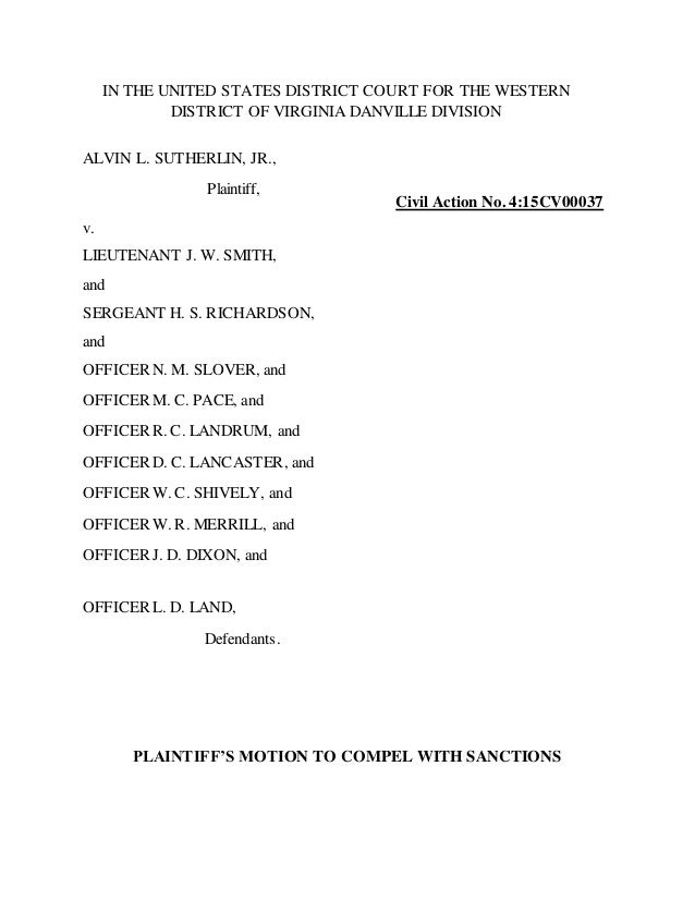 Plaintiff’s motion to compel with sanctions