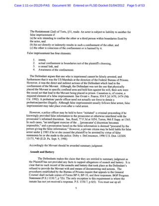Plaintiff's response to defendant's motion for summary judgment ...