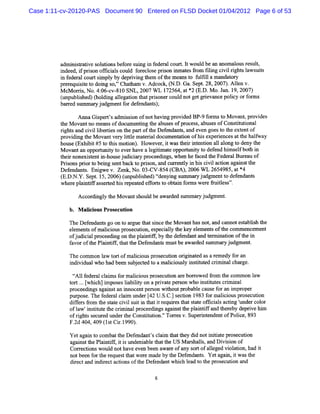 Plaintiff's response to defendant's motion for summary judgment ...