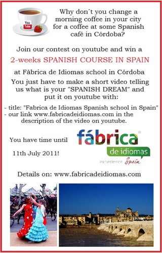 Win 2weeks Spanish course in Spain