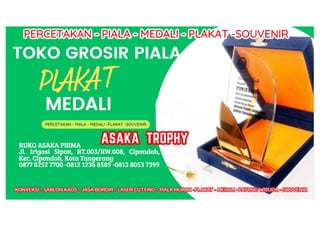 Plakat Akrilik Custom ASAKA TROPHY