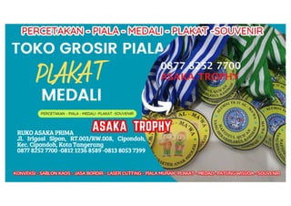 Plakat Akrilik Tangerang dan Harga Lengkapnya di Asaka Trophy !
