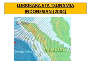 LURRIKARA ETA TSUNAMIA
INDONESIAN (2004)

 