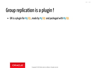 MySQL Group Replication - HandsOn Tutorial | PDF