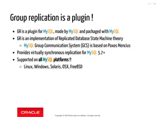 MySQL Group Replication - HandsOn Tutorial | PDF