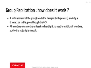 MySQL Group Replication - HandsOn Tutorial | PDF