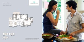 Type 2 - 1,720 sq. ft.
Typical Floor Plan
3 Bedroom + 2 Bathroom + S. Room

BALCONY
16’0” WIDE

TOILET
5’0”x 8’10”

KITCHEN
8’0”x 12’6”
BEDROOM
10’0” x 12’6”

BALCONY
7’3” WIDE

BEDROOM
10’3” x 12’6”

BALCONY
6’0” WIDE

TOILET
5’0” x 8’3”

PASSAGE/FOYER
LIVING/DINING
17’9” x 14’2”

MASTER BEDROOM
17’6” x 11’0”

WIC

LIFT
S.ROOM
8’3” x 6’0”

TOILET
5’4” x 3’4”
LIFT LOBBY

ENTRANCE

3

4

2

5
1

6

2

TOWER 6 & 9

TOWER 1-4, 7
& 10-12

1

5
6
TOWER 5 & 8

4

3
2

4

3

1

5
6

In the interest of maintaining high standards, all floor plans, layout plans, areas, dimensions and
specifications mentioned are indicative and are subject to change as decided by the company or
by any competent authority. Soft furnishing, cupboards, kitchen cabinets, furniture and gadgets
are not part of the offering. 1 sq. mtr. = 1.196 sq. yds. & 1 sq. mtr. = 10.76 sq. ft.

 