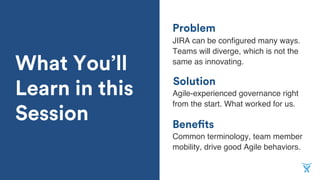 Autonomy
The team is in charge. 
Self-organizing to solve challenges.
Respect and Honesty
Trust your experts, and foster a safe
environment to deliver bad news
early, when it’s actionable.
What do we
like about
Agile?
Lean
Continuous delivery of real, working
software.
 
