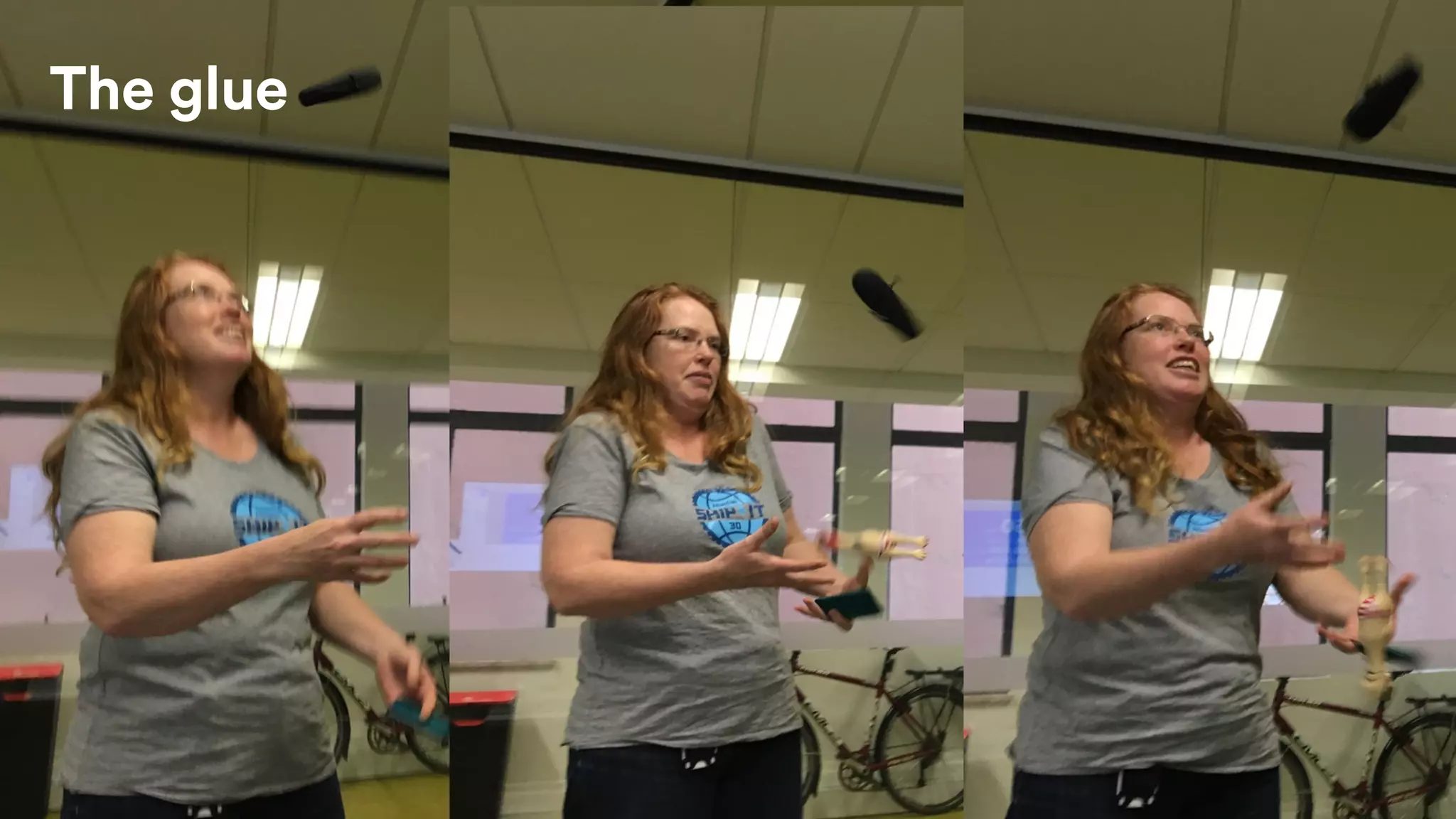 Picture of Simone juggling
Simone
The glue
 