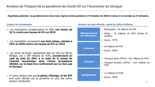 Analyse de l’impact de la pandémie du Covid-19 sur l’économie du Sénégal
▪ Les exportations enregistreraient en 2020 une b...